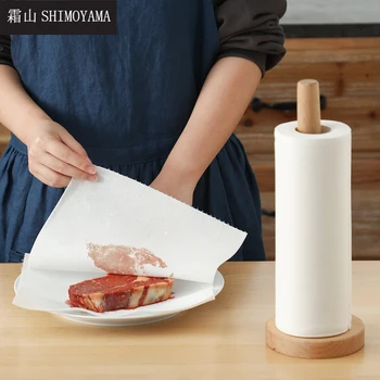 시모야마 빠른 오일 흡수 건강 필터, 요리 종이 음식 강한 물 흡수 종이 습식 및 건식 행주 주방 도구