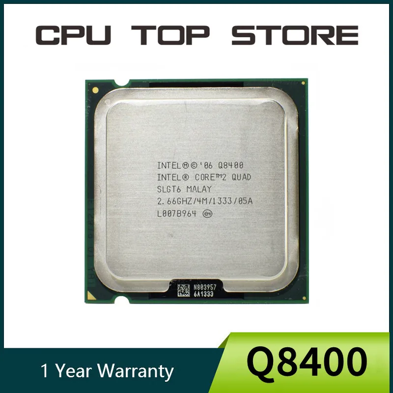 Used Core Quad Q8400 Processor 2.66GHz 4MB 1333MHz Socket 775 cpu  AliExpress