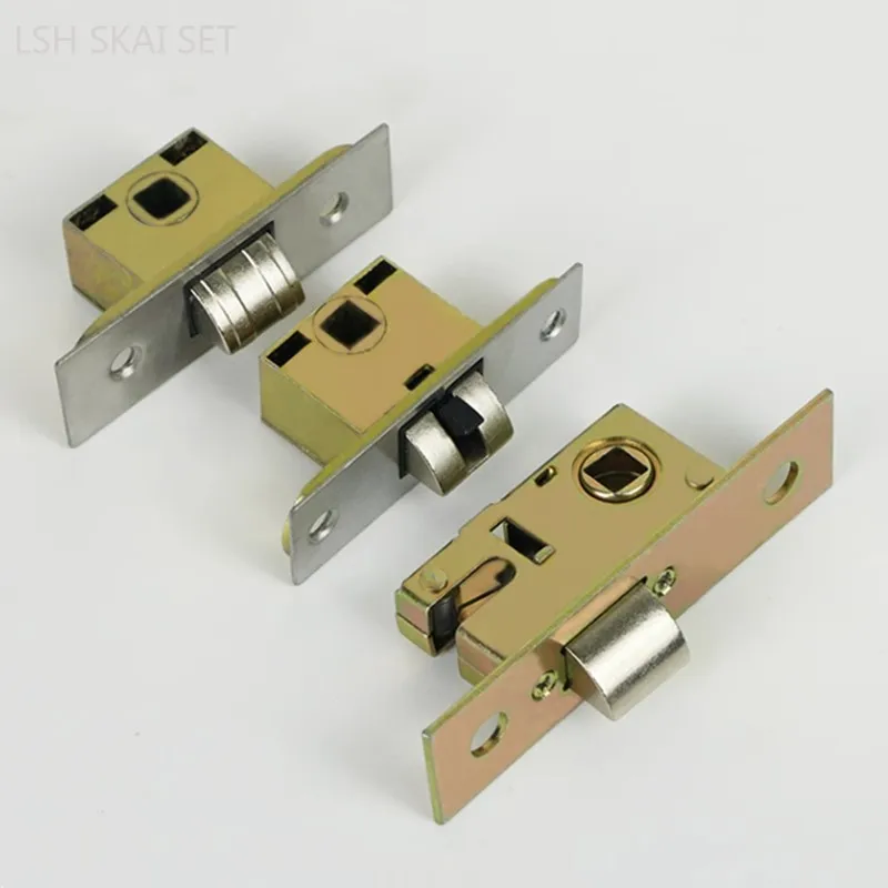 Zinc Alloy Lock Latches Interior Door Fittings Bathroom Room Lock Core Single Latch Door Hardware Accessories 18/22/22mm