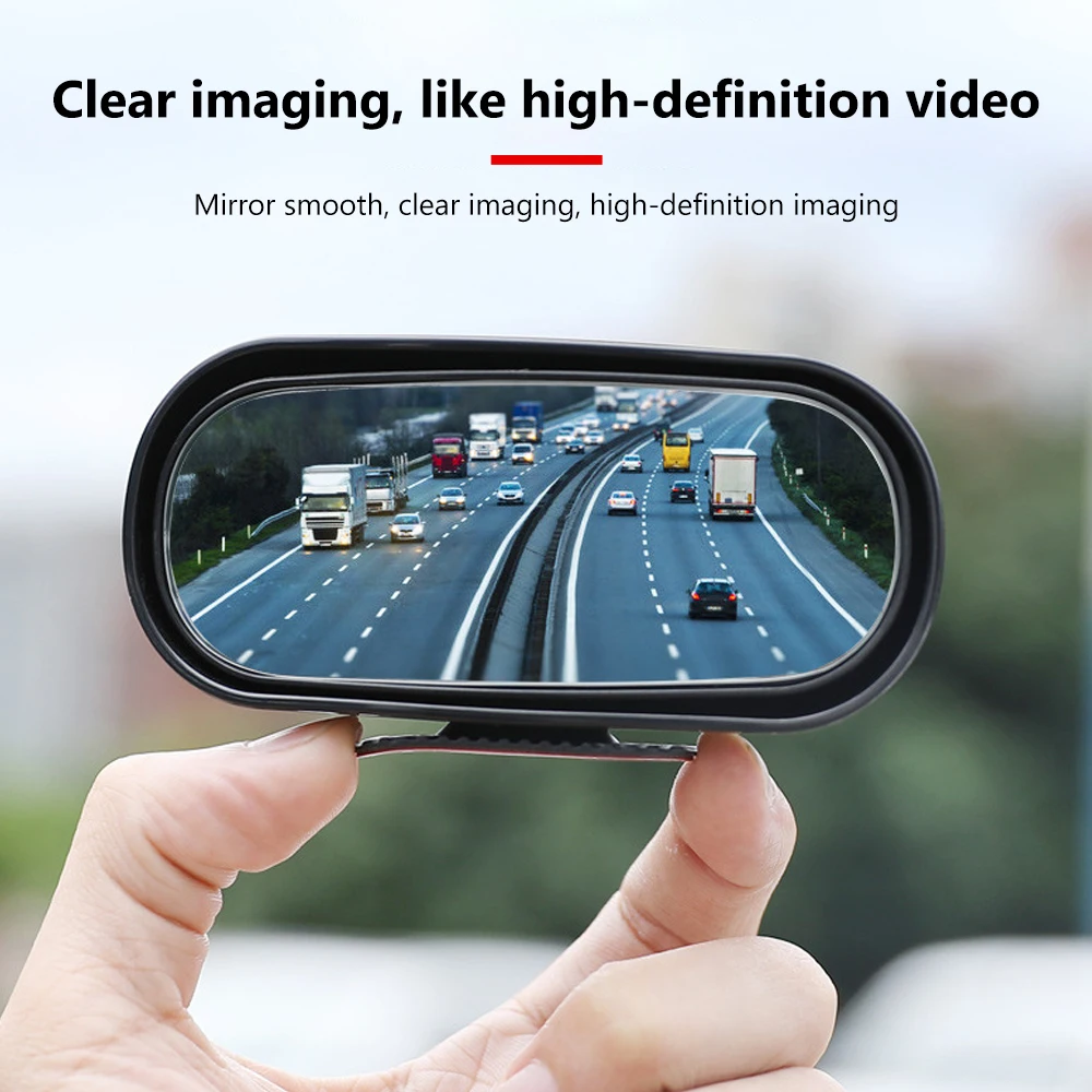 Blind Spot Wide Angle Mirror Universal Car Mirror 360&deg; Adjustable Side Rear Mirrors For Parking Auxiliary
