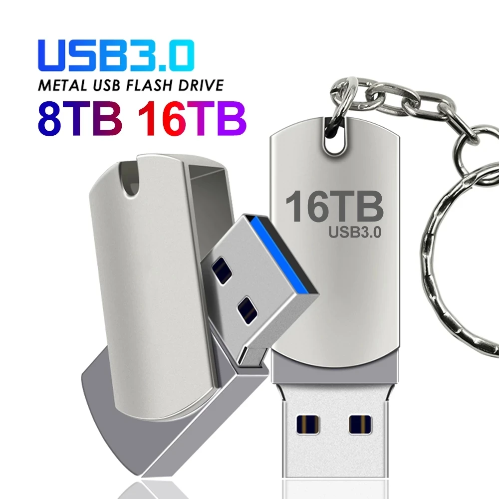 New 2023 3.0 Pendrive 2tb Speed Pen Drive 16tb Metal Cle Usb Flash 4tb 8tb Portable Ssd Memoria Usb Free Shipping - Mobile Phone Adapters & Converters - AliExpress