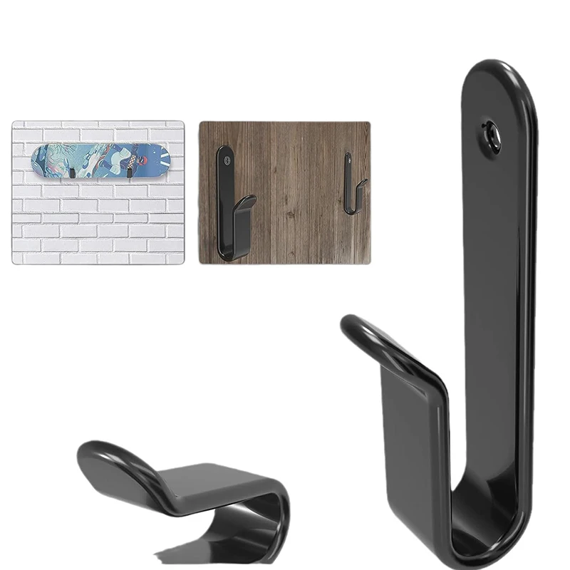 Horizontal Snowboard Wall Racks Wall Mount Clips Space Saving Design Storage Hanger Display Rack 2 Pcs SKi Board Storage storage rack hanging storage rack wall mounted organizer hanging storage organizer