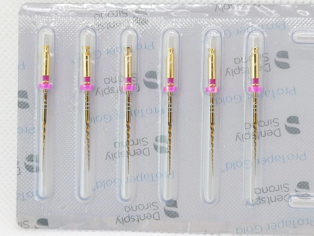 Dental Rotary Files 1PKS Dental Protaper Gold Rotary Instrument Heat Activation Flexible Engine Files For Root Canal Tool Dentistry Material