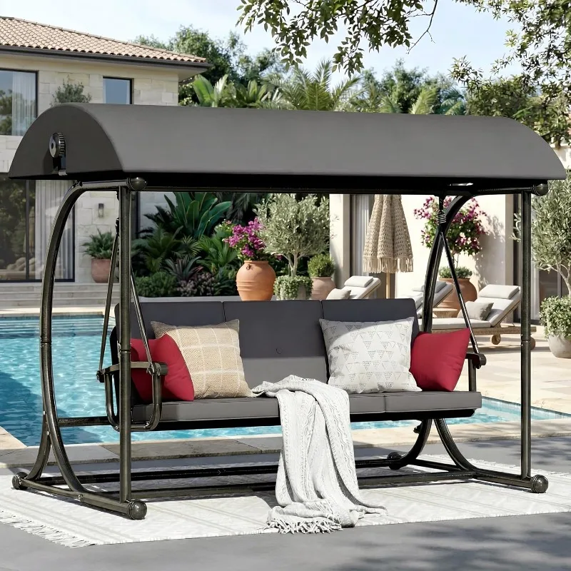 2-in-1 Patio Swing Bed 1