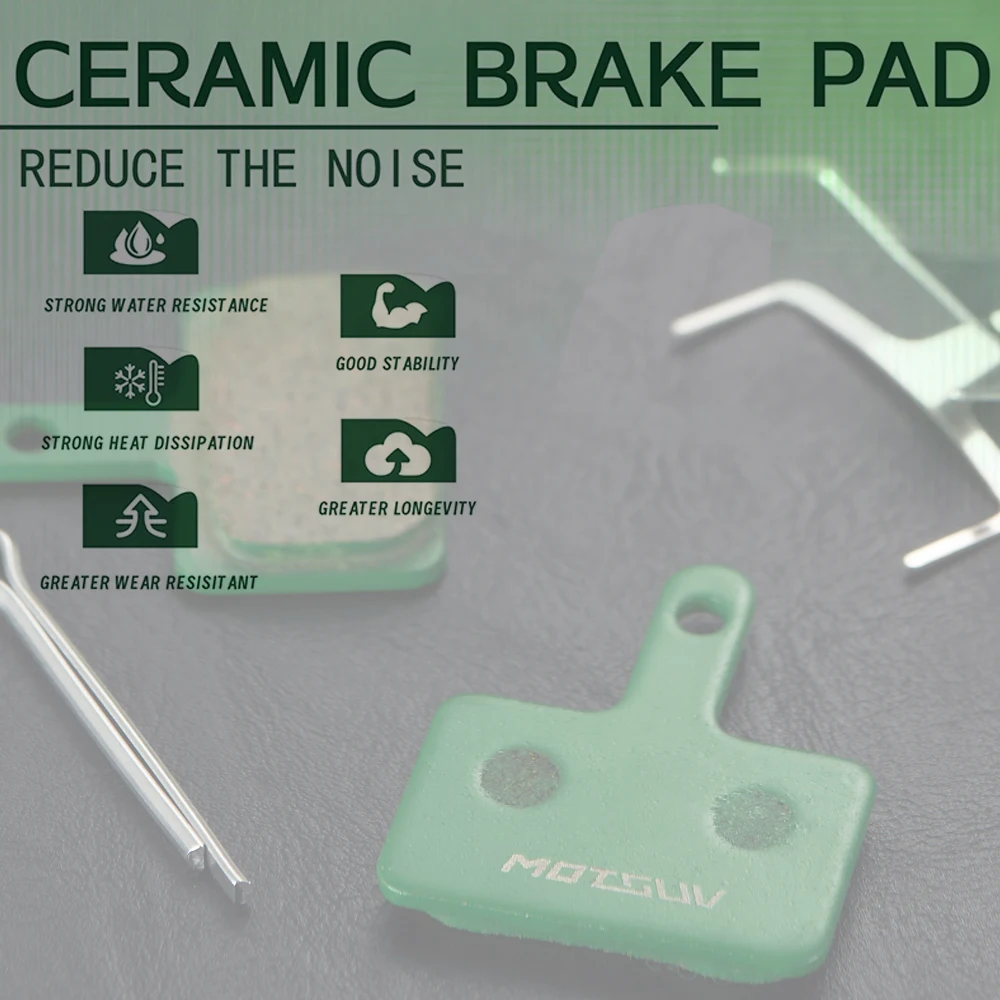 Bicycle Ceramics Disc Brake pad for SHIMANO M375 M415 M416 M445 M446 M465 M475 M485 M487 M87 M495 M501 M525 M575 Bike Disc Brake bicycle disc brake pads brake pads bike brake pads