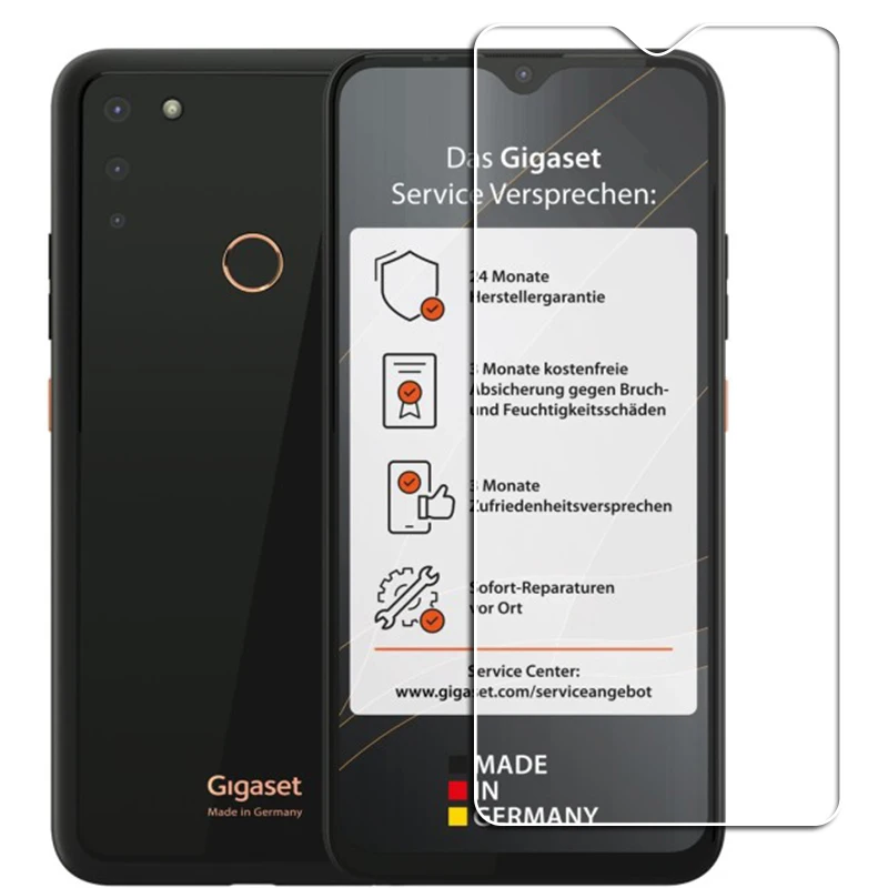 QULLOO Vetro Temperato per Gigaset GS5,[2 Pezzi] Pellicola Protettiva