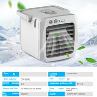 Climatiseur portable, refroidisseur d'air personnel USB, mini ventilateur de refroidissement de bureau, humidificateur d'air 6