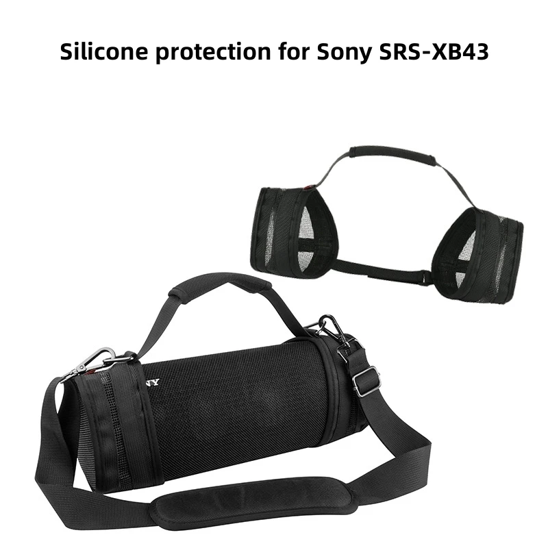 

Suitable for Sony SRS-XB43 BT Speaker Protective Cover Convenient To Hand Carry Single Shoulder Strap Storage Cover