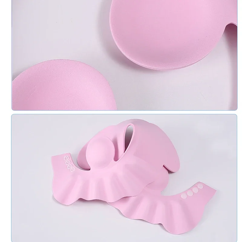 Baby Care Kit Hair Care Set Baby Bath Protect Hair Hat Cartoon Shape Hair Shield Cap EVA Shampoo Hat Bathing Shower Cap Multipurpose Suitable Head Visor