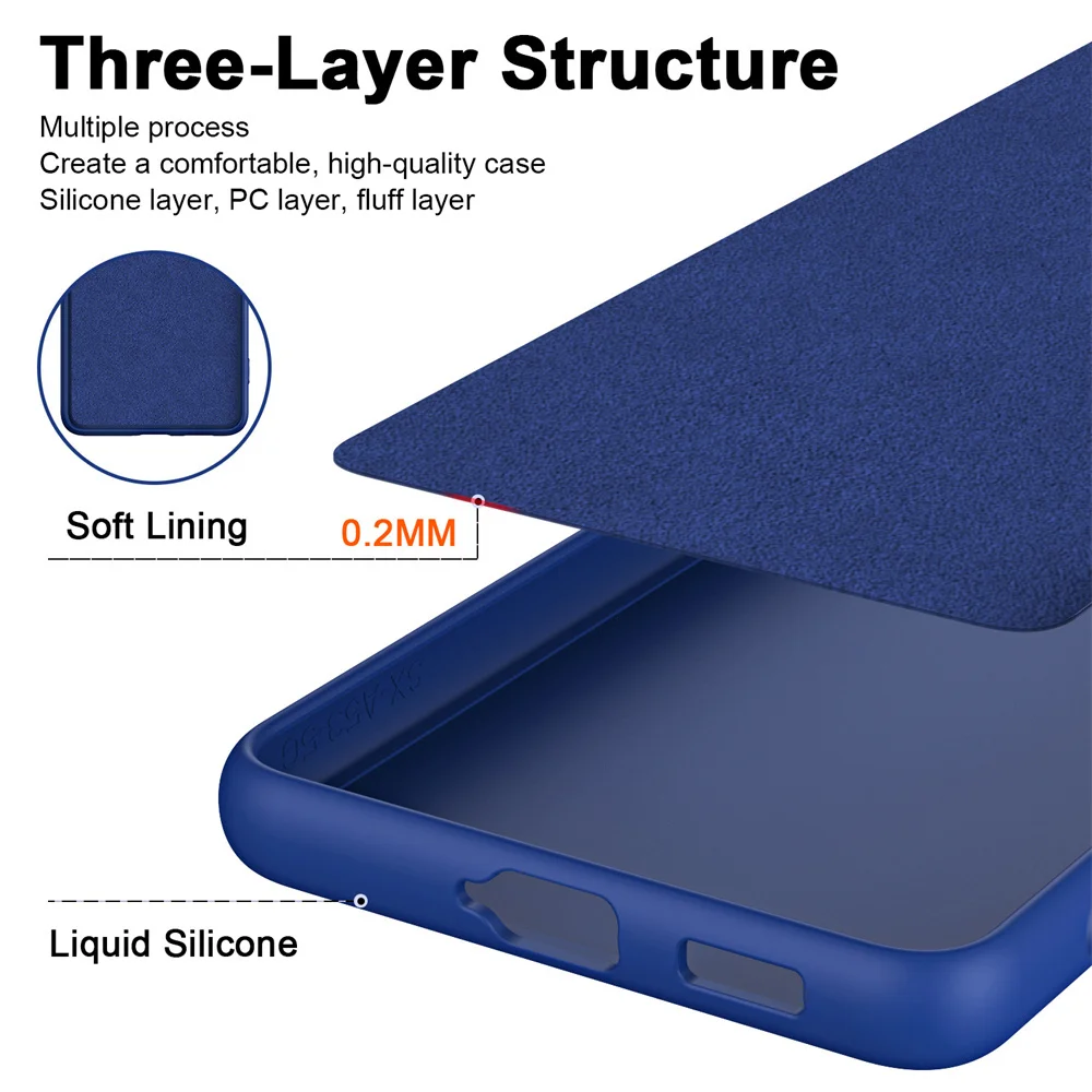 Liquid Silicone Skin-Feel Case Cover