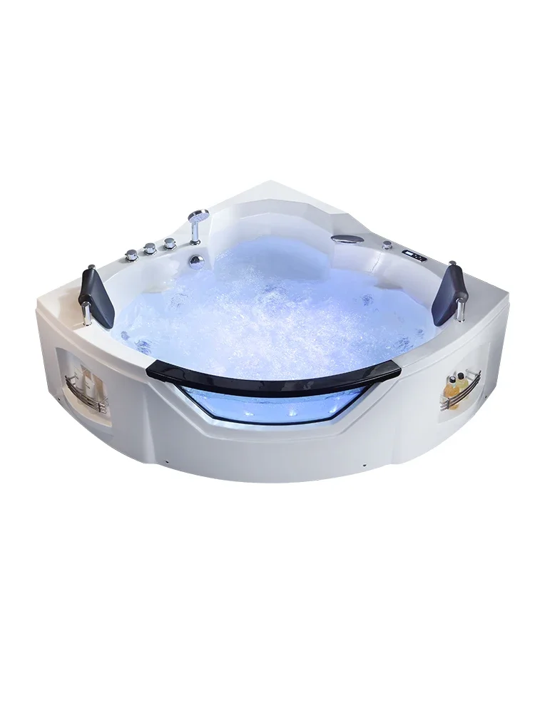 Bathroom Double tub Family adult couple Triangle fan-heated thermostatic Jacuzzi 4