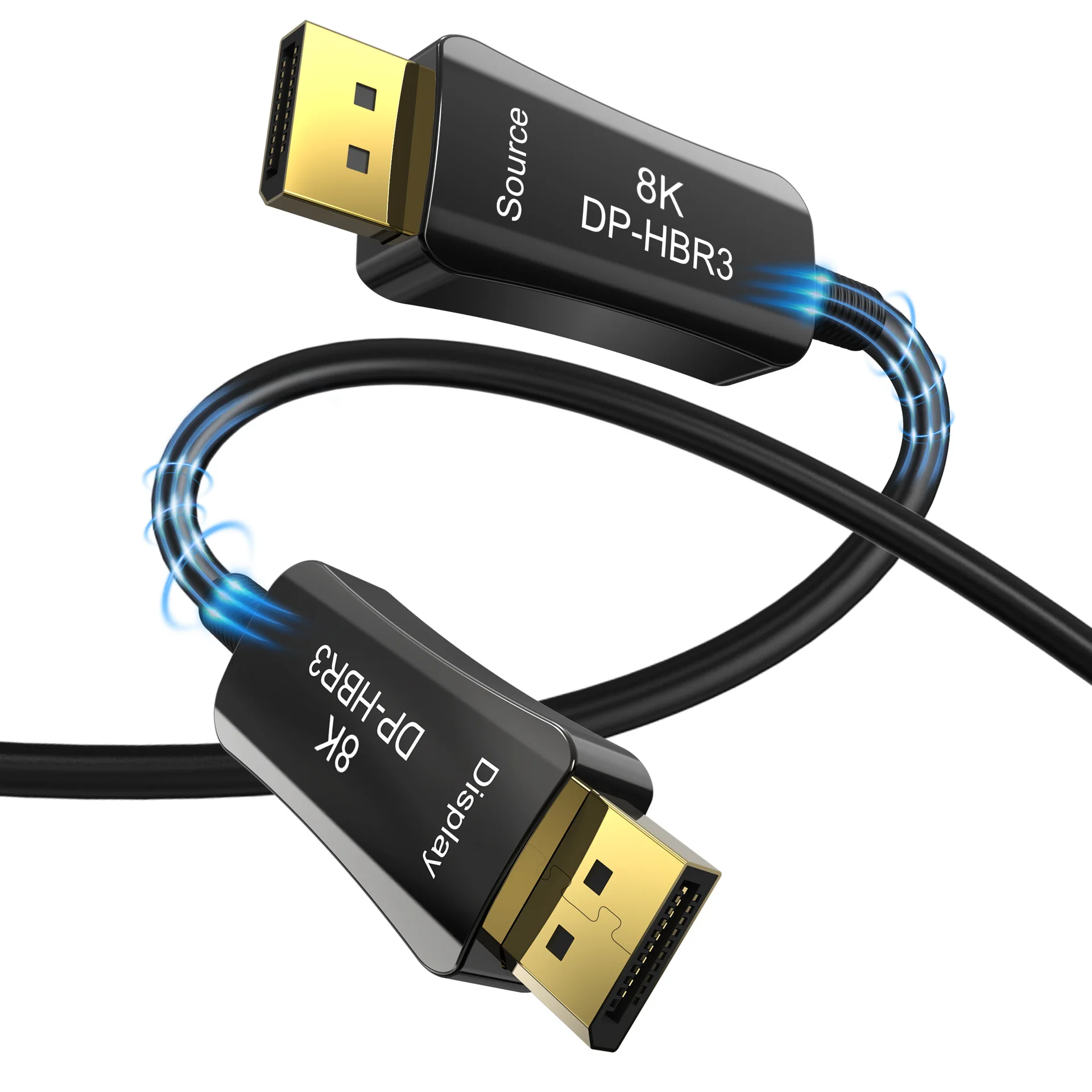 Dp1.4 8K @ 60Hz 4K @ 144Hz Cavo Proiezione Computer Cavo Ottico Hd Engineering Displayport Hbr3 32.4Gbps Per Computer Monitor