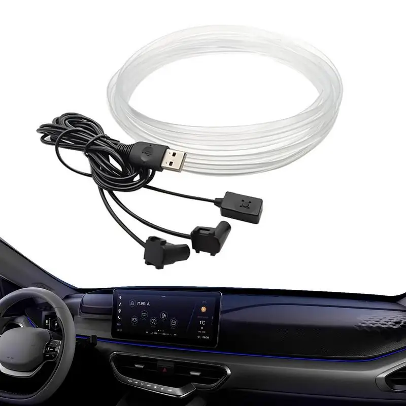 

Car Ambient Lighting Kit 5V Dynamic Led Lights For Car Interior 9.8Ft Car Neon Lights Running Light Strip For Cars Trucks SUVs
