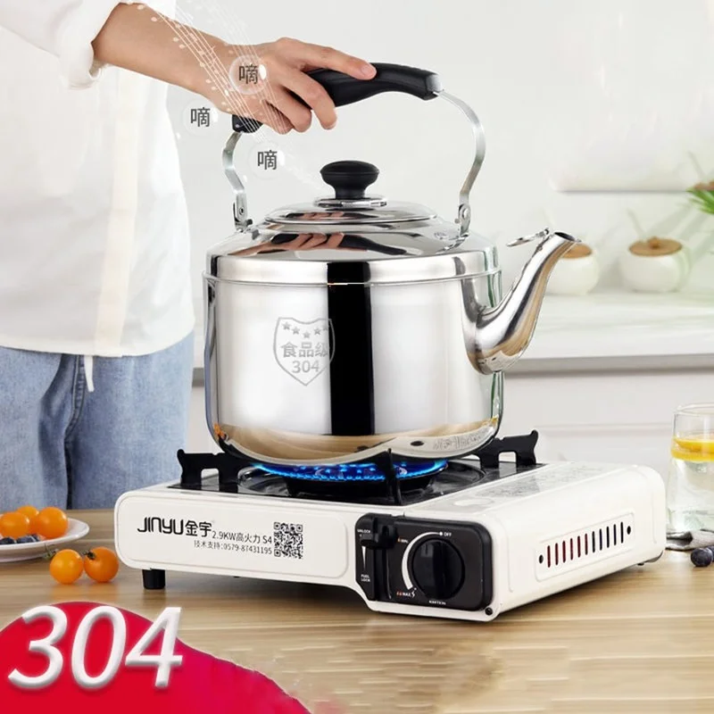 5l Super Thick 304 Stainless Steel Kettle For Boiling Water Large