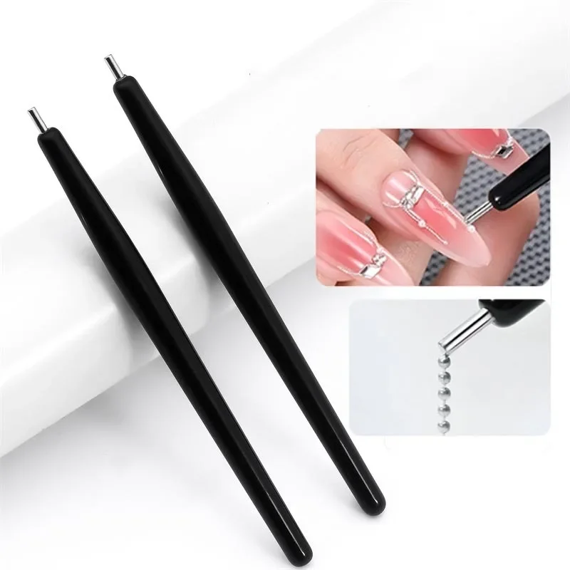 Magnetic Pen for Steel Ball Suction Manicure Magnet Strong Lodestone Cat Eye UV Gel Nail Tool Special for Steel Balls Magnetic magnetic nail art tools cat eye nail tool magnetic nail tools magnetic nail pen