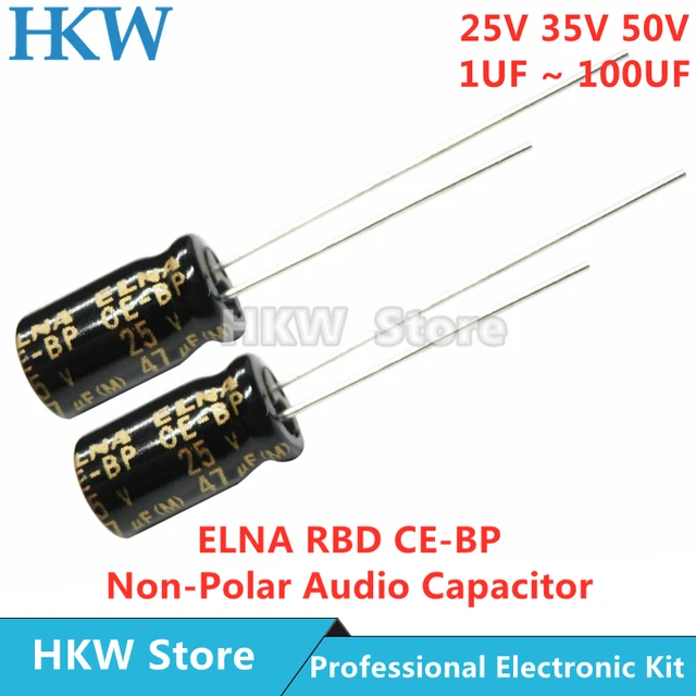 Jual Kapasitor Bipolar Non Polar Nonpolar 33uf 100v - 33uf 100 Volt KA