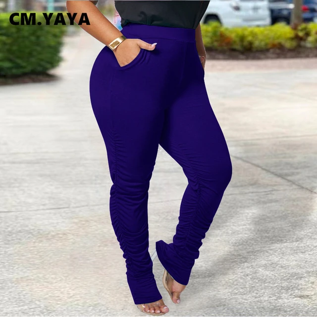 Stacked Leggings Joggers Stacked Sweatpants Women Ruched Pants For Women  Femme Sweat Pants Trousers High Waist Womens Clothing - AliExpress