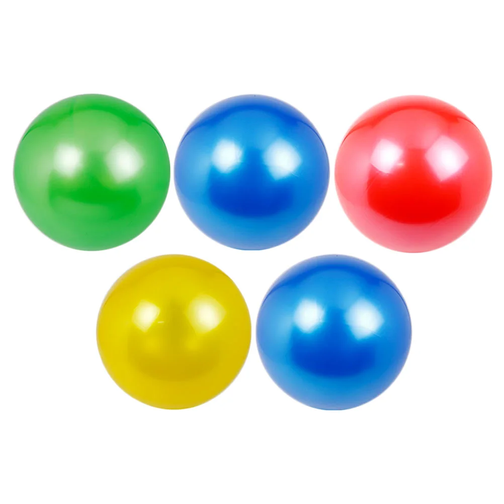 

5pcs PVC Shimmer Ball Sports Play Ball Kickball Flapping Ball Children Toy for Indoor Outdoor Playground (Random Color)