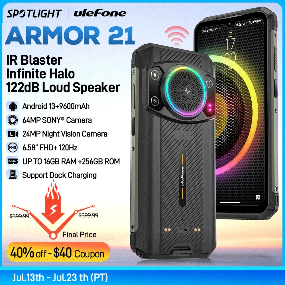 Ulefone Armor 21 Rugged Phone 16GB RAM 256GB ROM Smartphone Android 13 ulefone-armor-21-rugged-phone-16gb-ram-256gb-rom-smartphone-android-13