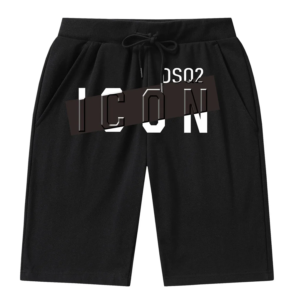 

Пляжные шорты DSQ2 ICON DSQICON2 DSQ подарок для мужчин и женщин модные трендовые спортивные шорты для спортзала с эластичным поясом хлопковые повседневные шорты