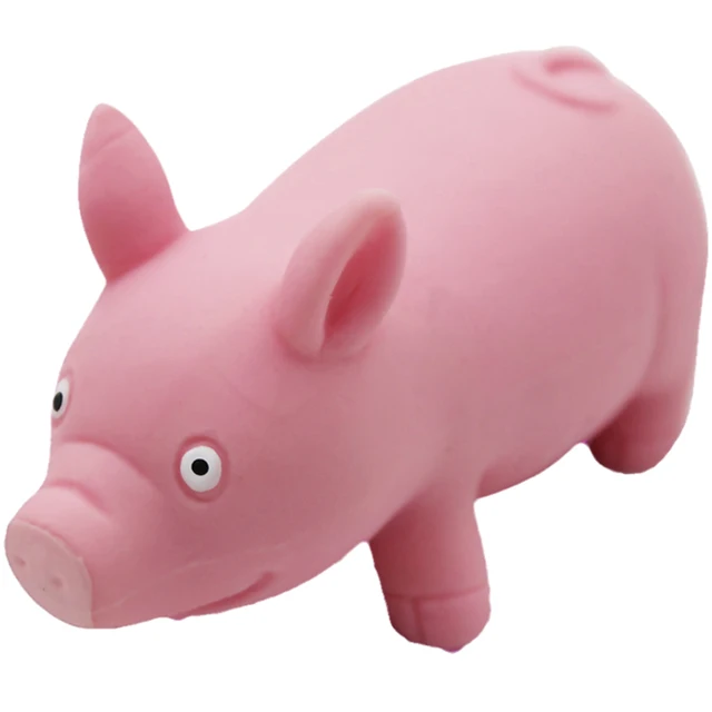 Antistress Toy Funny Pink Pig Squeeze Toys Rubber Animal Models Venting Wacky Slow Rebound Toys Simulation Toy Pig 6