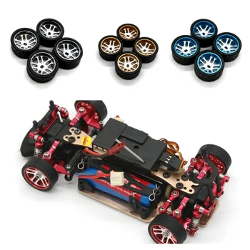 Accessori in metallo WLtoys 284019-A 284191 284131 284010 K969 K989 RC 1/28 Pneumatici da corsa per auto telecomandate