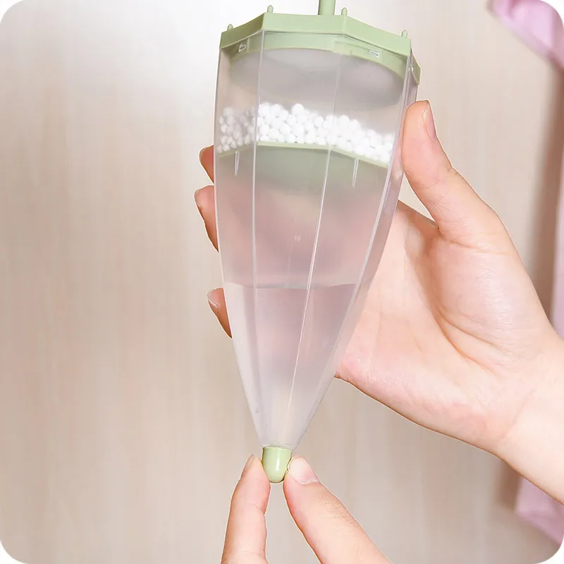 Practical Umbrella Shape Hanging Absorbers Box Household Cleaning Dehumidifier Tools Replaced Wardrobe Box with Desiccant