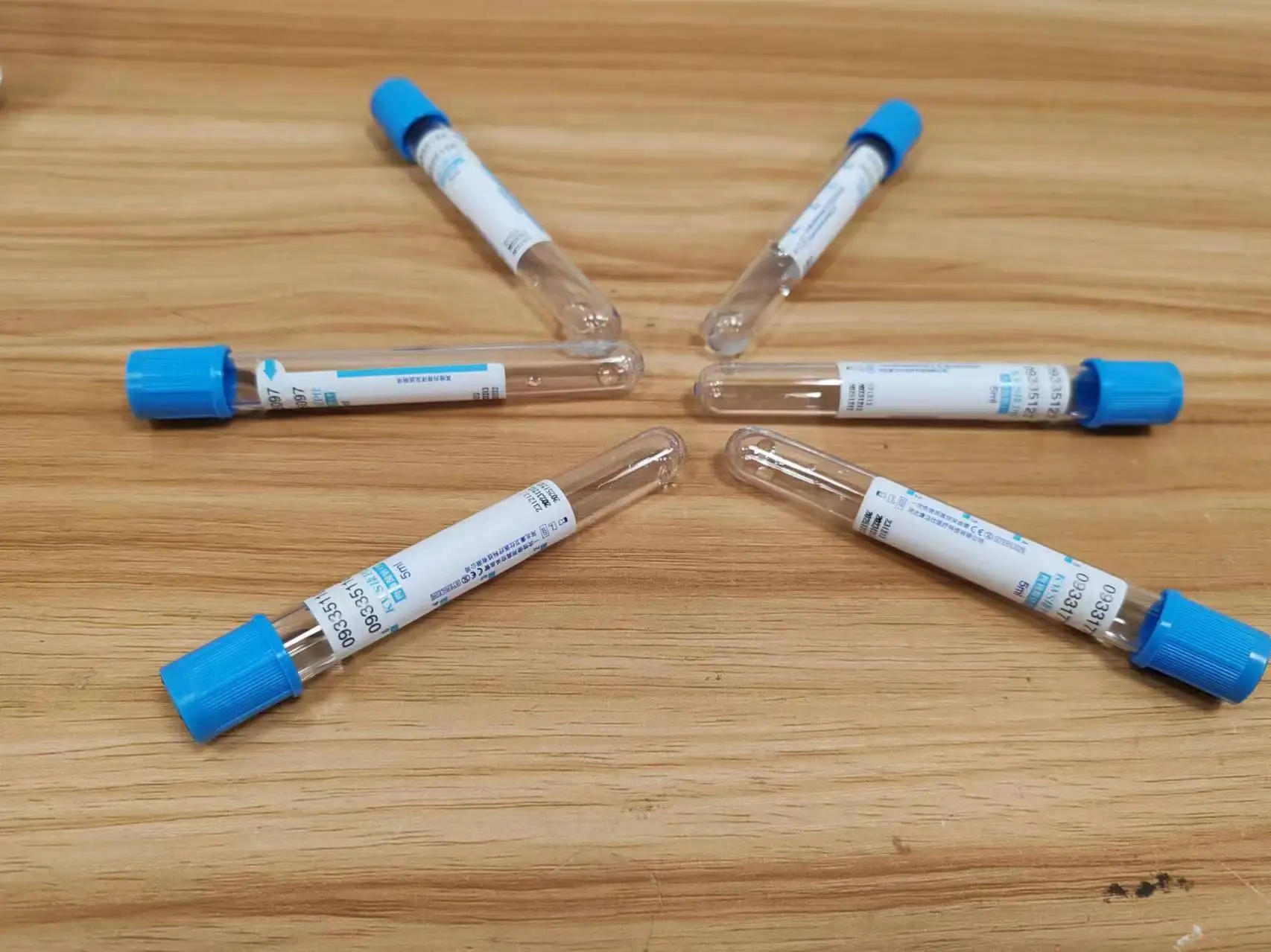 50pcs/lot Sodium Citrate 1:9 Blue Vacuum Blood Collection Tube Disposable Sterile PT Tubes disposable blood collection needle