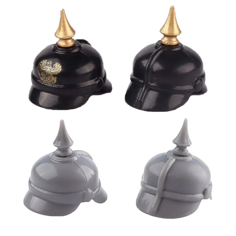 Military Ww1 Building Blocks Mini Bricks Solider Figures Regali Giocattoli Attrezzature Germania Prussian Casco A Punta Mini Bricks Moc