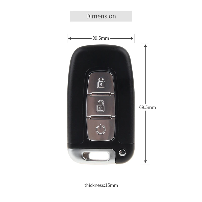

EASYGUARD 1pcs replacement remote control key fob for EC009 car alarm only