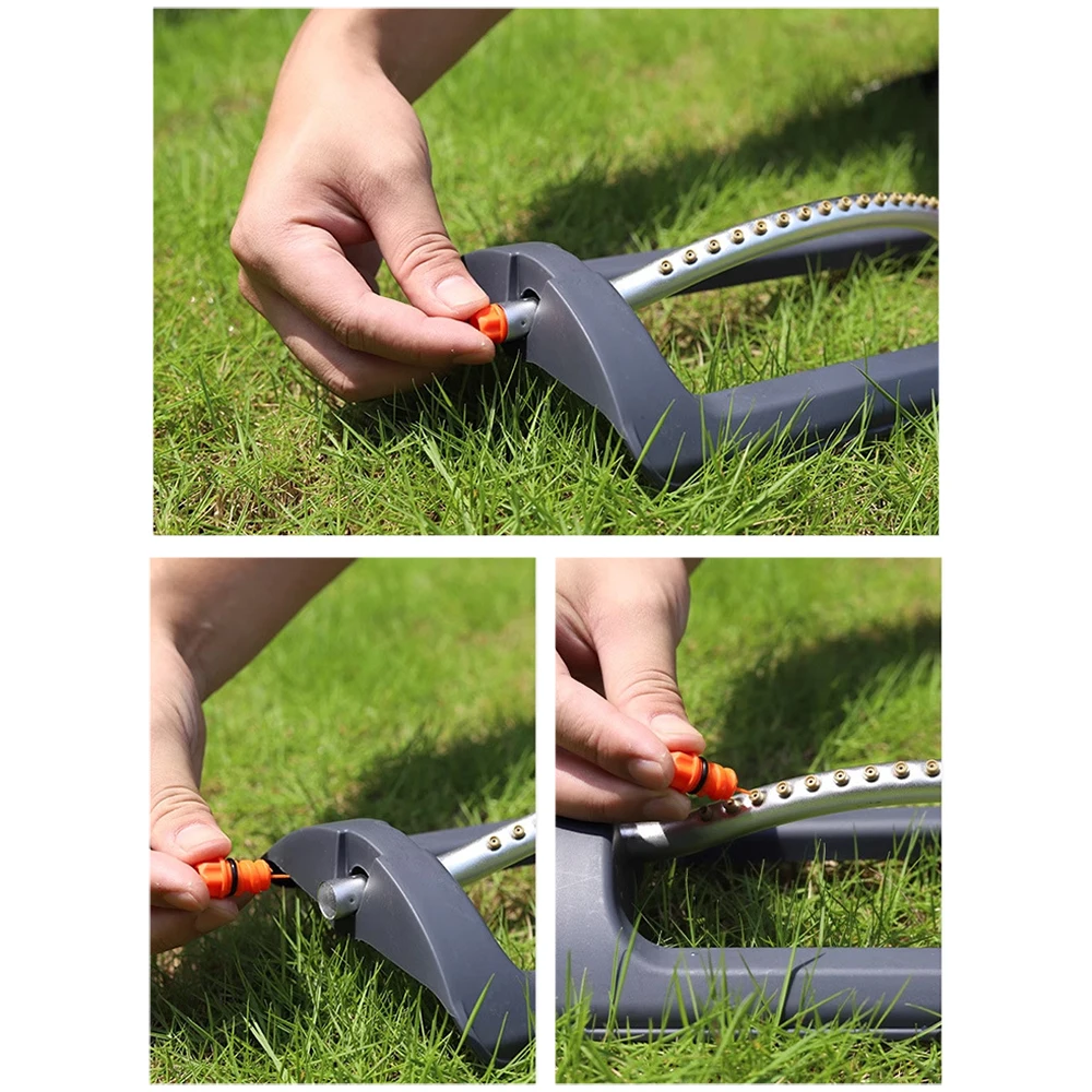 Lawn Sprinkler 4 Modes Water Sprayer 3/4in Connector Aluminum Tube Swing Sprinkler Large Area Coverage Yard Garden Lawn garden sprinkler irrigation sprinklers drip irrigation sprinklers garden irrigation nozzle garden sprayer nozzles
