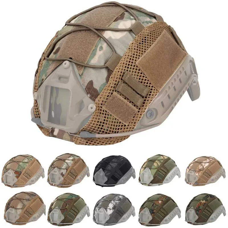 

Tactical military helmets camouflage helmets sports helmets outdoor hunting accessories adaptive elastic fabrics
