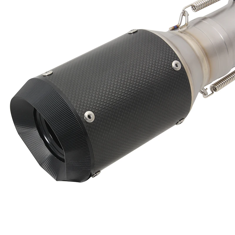 Motorcycle Exhaust Muffler Mid Link Pipe Escape Moto Slip for Kawasaki