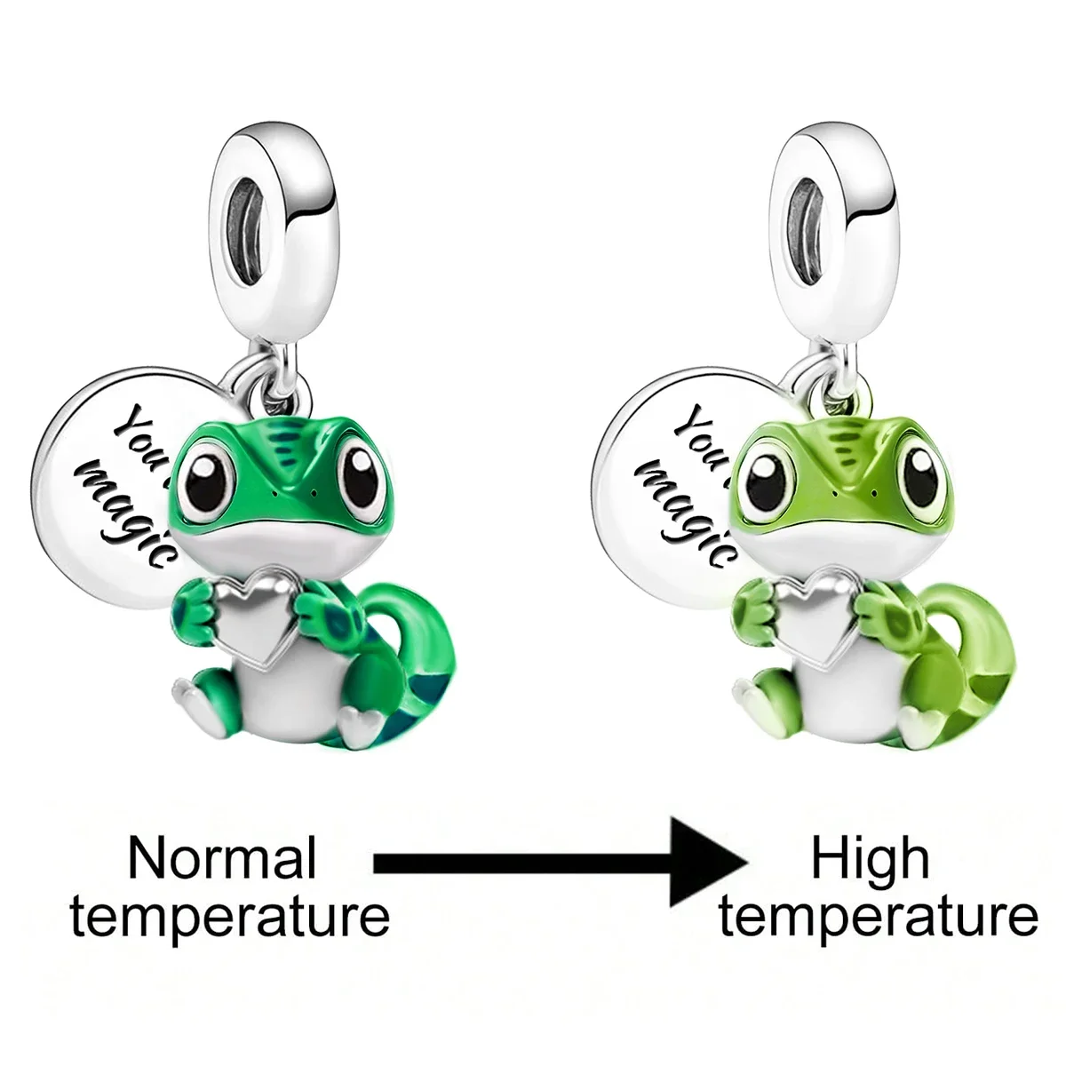 925 Sterling Silver Animal Dumbbell Cute Pink Dog Charms Beads Fit Diy Bracelet Bangle Making Gift Jewelry
