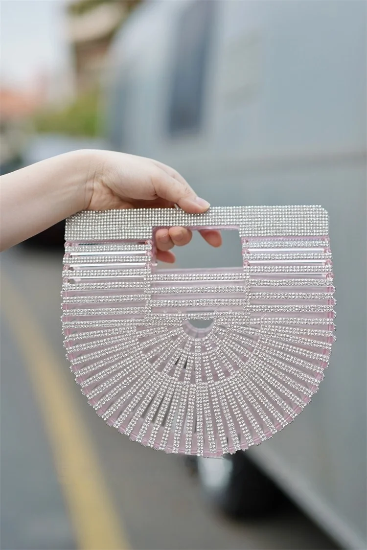 Cult Gaia | Hera Nano Crystal-embellished Knotted Satin Shoulder Bag |  Neutrals | One size | MILANSTYLE.COM