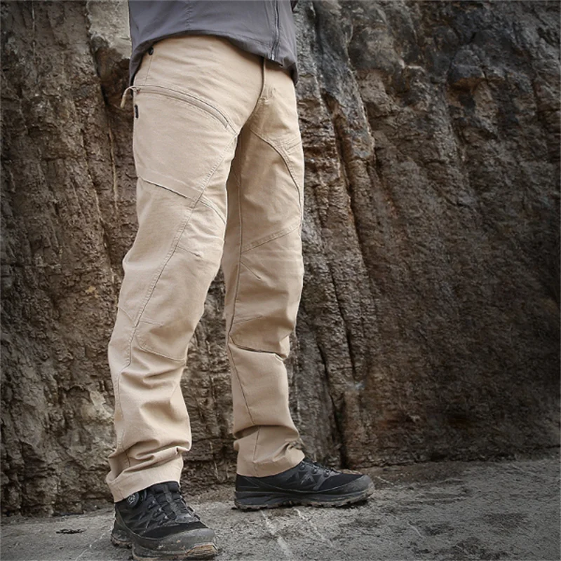 

Tactical Combat Cargo Pants Waterproof Hiking Men Pants Casual Multi Pockets Wear-Resistant Training Military Trousers Autumn
