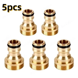 Universal Brass Faucet Adapter for Kitchen and Garden Use (5PCS)