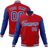 Custom Baseball Jacket Coat Personalized Stitched Team Name Number Cotton Blend Letterman Fashion Varsity Jacket 1