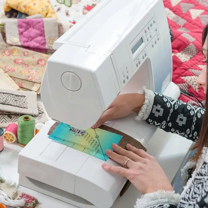 Marking Sewing Ruler Versatile Accurate Perforated Seam Gauge Versatile Lines Indicators Trim Straight Lines Hems Tool For