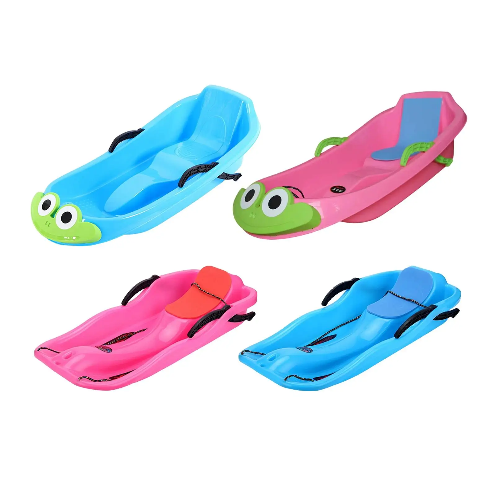Snow Sled Grass Sliding Wear Resistant Snowboard Ski Board Toboggan Outdoor Sports Toboggan Sleigh Skiing Skating