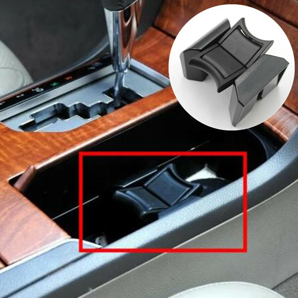 

Car Center Console Rear Cup Holder Black Recessed Storage Rack For Toyota Prado 150 Car Interior Accessories High Quality