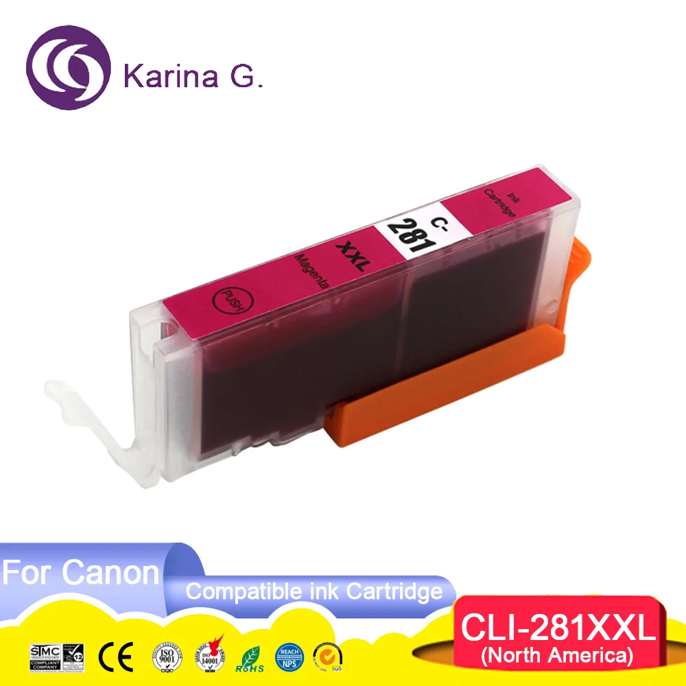 PGI 280 XL 281 PGI-280 PGI280 CLI-281 CLI281 Premium Compatible Inkjet Ink Cartr