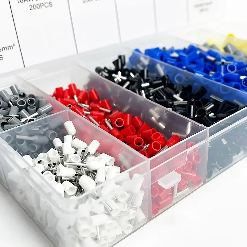 Insulated Wire Crimp Ferrule Terminal Set 6