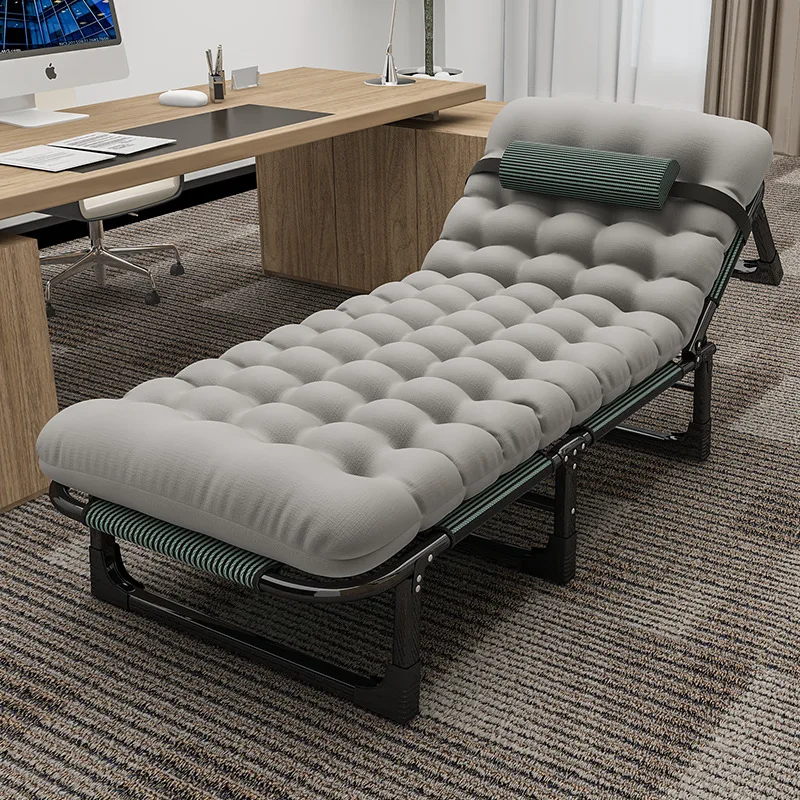 Folding bed, single person office, multifunctional marching small bed, workstation, nap lounge chair, simple accompanying bed