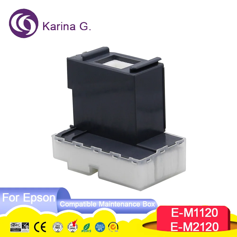 Tampon d'encre pour imprimante Epson, pour boîte d'entretien Premium  Compatible avec les modèles  M1100/M1108/M1120/M1128/M1129/M1129/M2120/M2128/M2129 - AliExpress