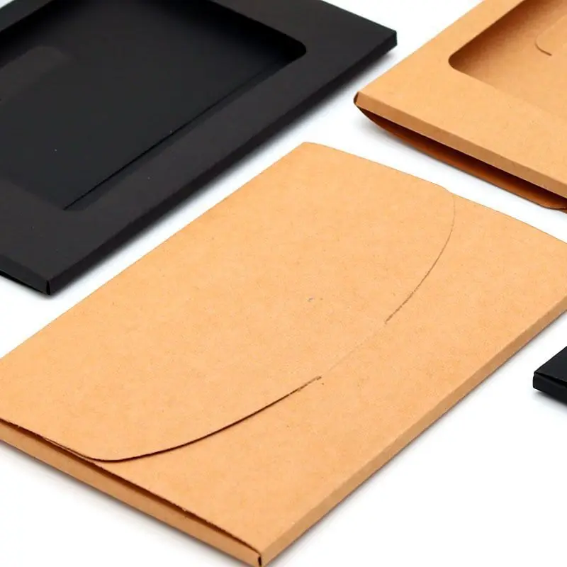 50PCS Kraft Paper Envelope Gift Boxes – DIY Candy Packaging Bags for Wedding Favors, Bi... - SKU EGB01455 - UGI Packaging