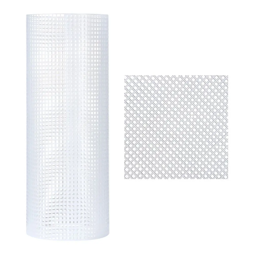 Plastic Mesh Cloth For Bag Rug Thread Hook Craft Supplies DIY Handcraft Latch Hook Bag Made Plastic Grid Hook Accessory 33*50CM