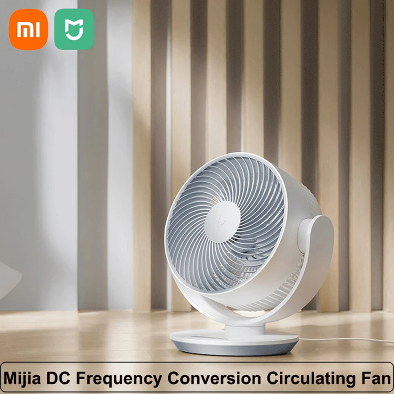 XIAOMI MIJIA Desktop Fan DC Inverter Air Circulation Fan High Air Volume 3D  Circulating Swing Head APP Control Low Noise Fans - AliExpress
