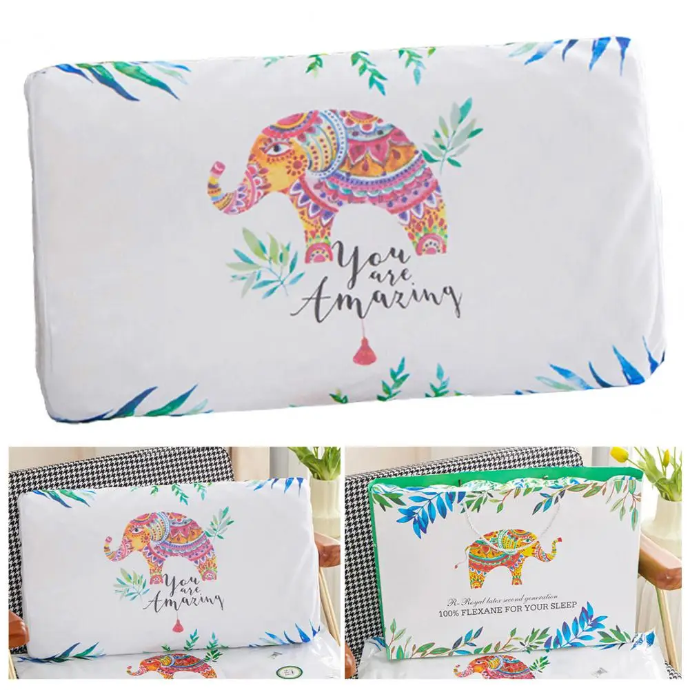 

Sleeping Pillow Comfortable Latex Pillow for Neck Head Support High Elasticity Bed Pillow for A Sleep Home Bedroom for Neck