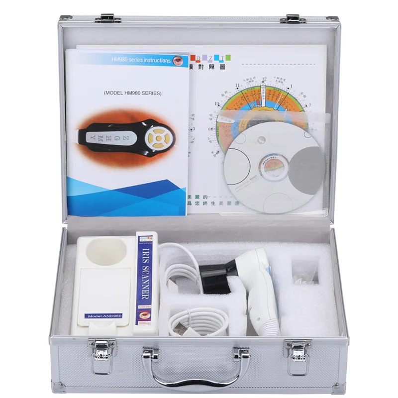 5.0mp USB Iriscope Iris Analyzer Iridology 카메라, 프로 Iris 소프트웨어 포함